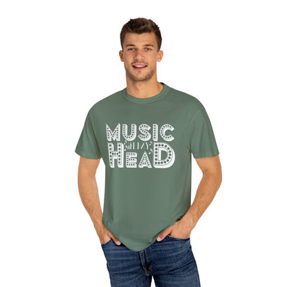 (Música)Camiseta unisex teñida en prenda