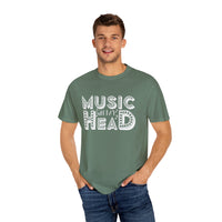 (Música)Camiseta unisex teñida en prenda