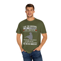 Militärisches Unisex-T-Shirt, stückgefärbt