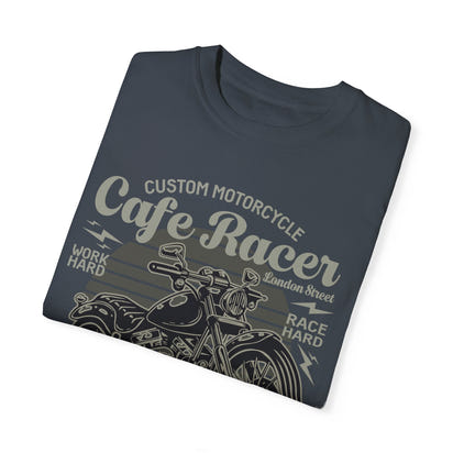 (Motorrad) Unisex-T-Shirt, stückgefärbt