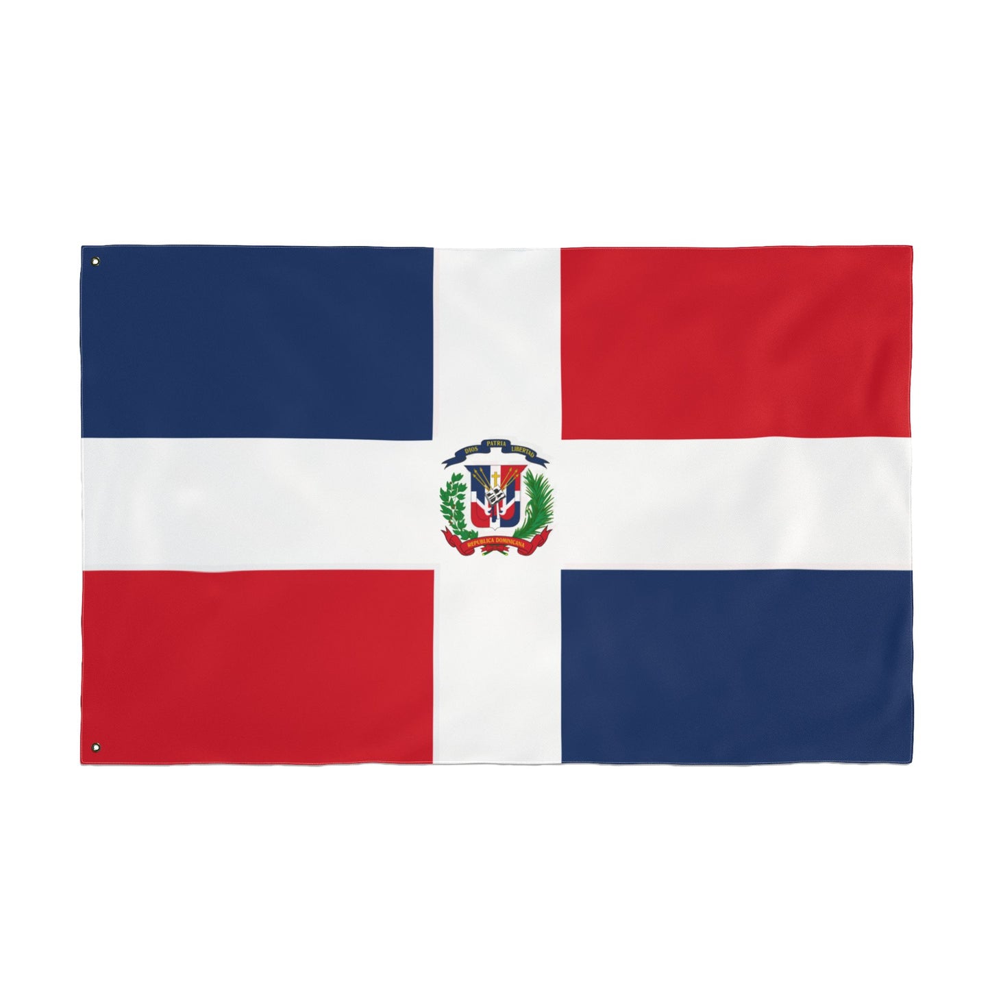 Bandera de República Dominicana de doble cara, decoración de exteriores, barbacoa de verano, orgullo nacional, hogar y jardín, eventos deportivos, regalos
