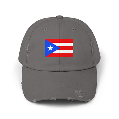 Puerto-Rico-Cap im Used-Look | Unisex-Cap | Lässige Sommermütze | Outdoor-Ausrüstung | Flaggenmütze | Perfektes Geschenk für die Feiertage