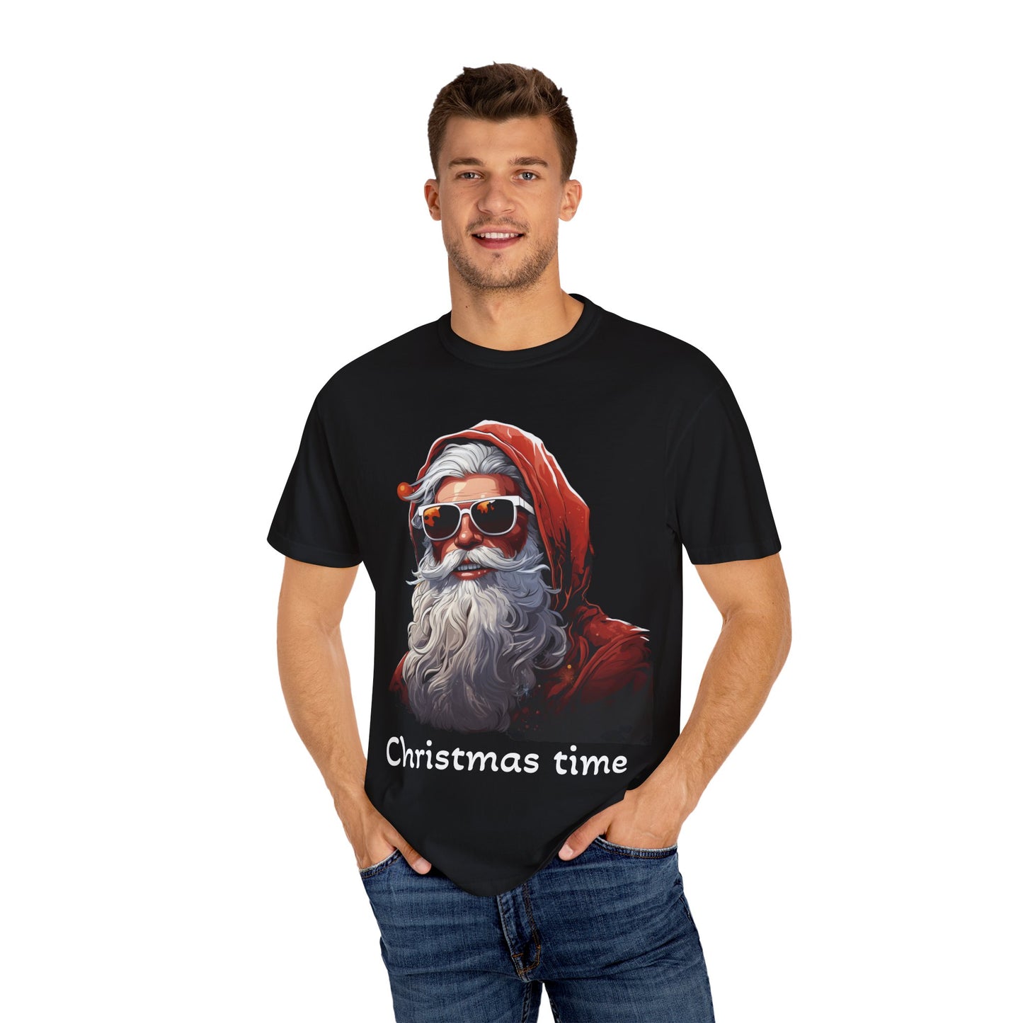 Christmas Unisex Garment-Dyed T-shirt