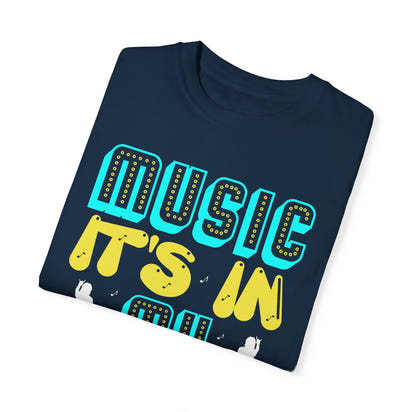 (Música)Camiseta unisex teñida en prenda
