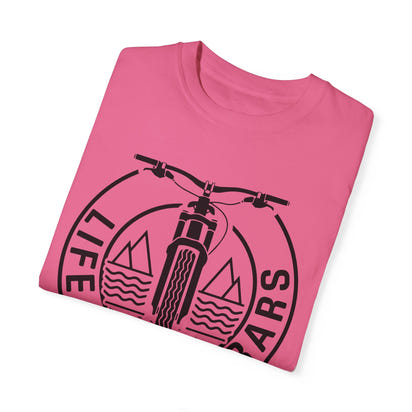 Unisex-T-Shirt aus stückgefärbtem Material