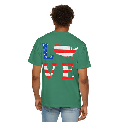 American Patriot Unisex Garment-Dyed T-shirt 9
