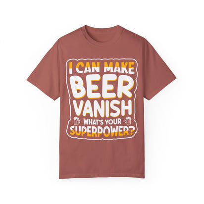 Unisex-T-Shirt aus stückgefärbtem Material