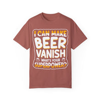 Unisex-T-Shirt aus stückgefärbtem Material