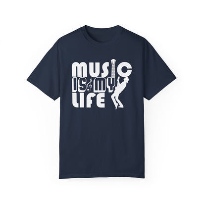 (Música)Camiseta unisex teñida en prenda