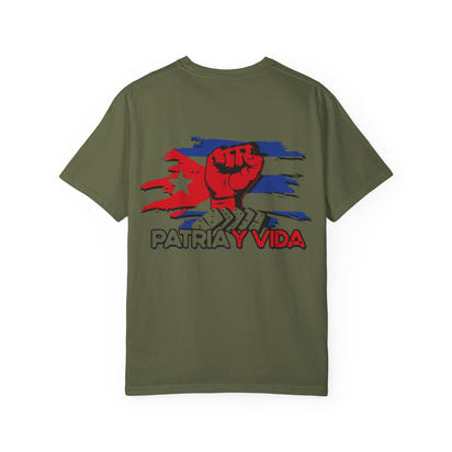 Patria y Vida Unisex Garment-Dyed T-shirt
