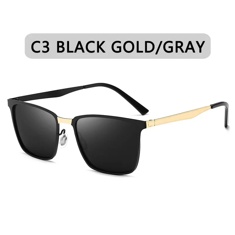 ZXWLYXGX Brand Design Classic Polarized Sunglasses Men Women Driving Square Frame Fashion Sun Glasses Male Goggle Gafas De Sol
