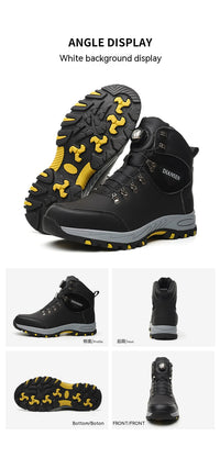 Zapatos de seguridad con botón giratorio, zapatillas de trabajo para hombre, zapatos indestructibles, zapatos de protección antipinchazos, botas de trabajo, botas tácticas.