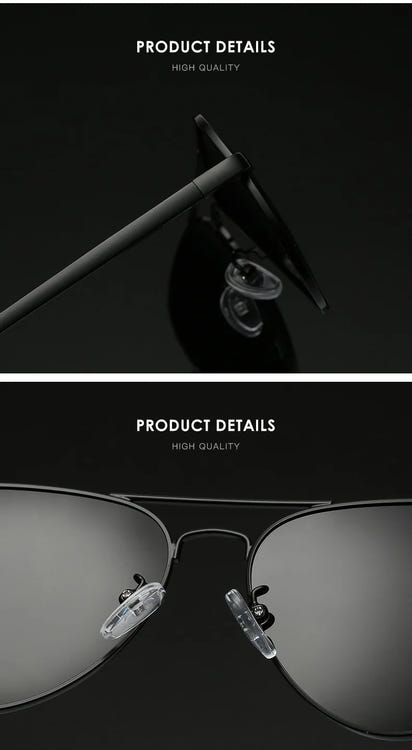 2025 Aviation Metail Frame Polarized Sunglasses Men Brand Designer Sun Glasses Women Pilot Male Eyewear Driving UV400