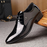 Zapatos de cuero para hombre, negros, de cuero suave, suela blanda, para primavera y otoño, para el mejor hombre, ropa formal de negocios para hombre, tallas grandes 38-48