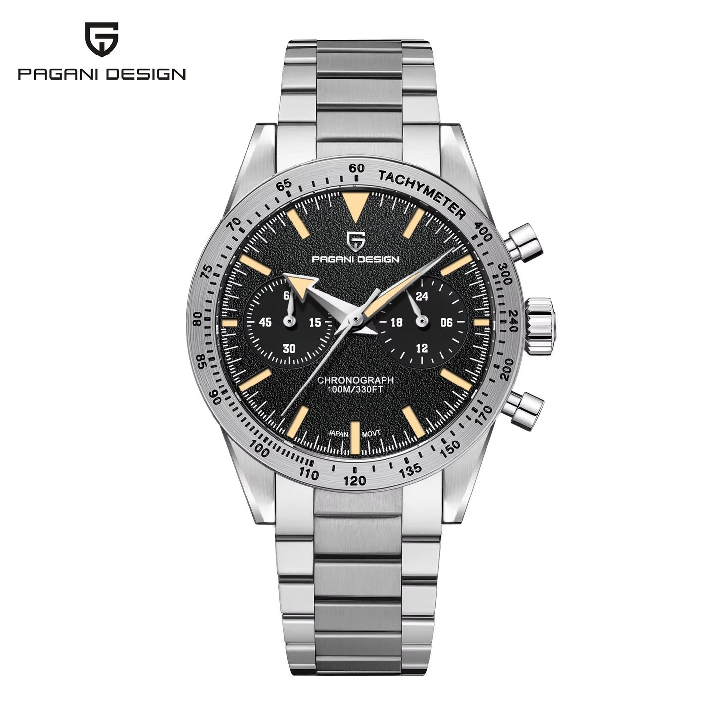 PAGANI DESIGN Retro Moon Wristwatches Mens Luxury Chronograph Quartz Watch For Men AR Sapphire Mirror Sports Reloj Hombre 2026