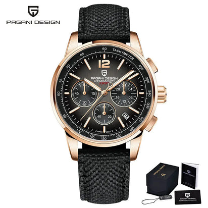 Pagani Design VK63 Fashion Men's Quartz Watches 41MM Top Sapphire Waterproof Sport 10 Bar Watch for men reloj hombre