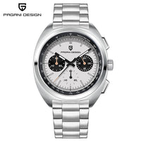 PAGANI DESIGN 2026 Retro Luxury Men's Watches Sports Chronograph VK63 Quartz Watch For Men AR Sapphire Waterproof Leather Clock
