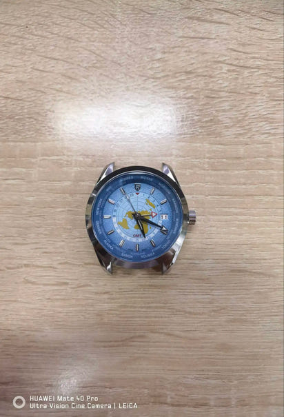 PAGANI DESIGN 2025 New World time GMT Zone Map Men's Watches Automatic Watch For Men NH34A Mechanical Waterproof Wristwatch Men