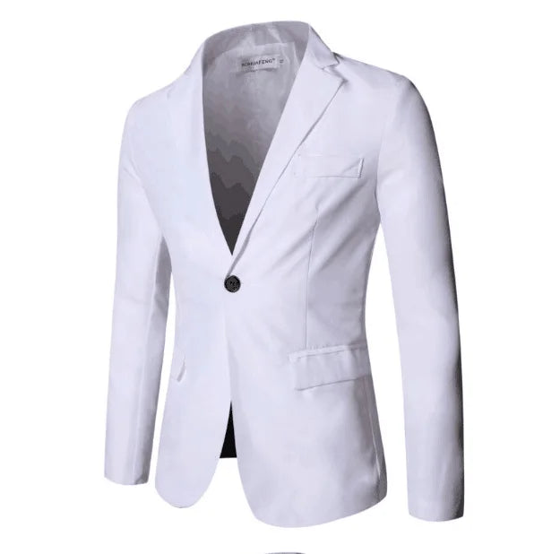Suits Men Two Piece Sets Pant Set Blazer Turn Down Collar Full Sleeve Slim Fit Tight Waist Coat Long Pants Wedding Fabric Upgade