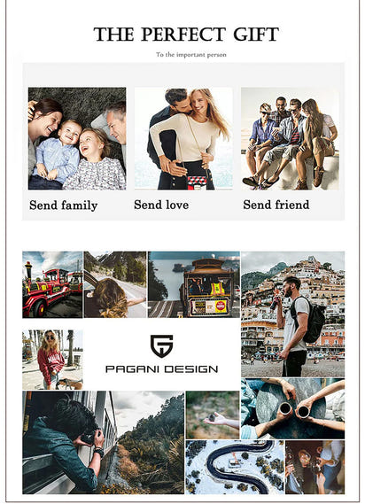 Pagani Design VK63 Fashion Men's Quartz Watches 41MM Top Sapphire Waterproof Sport 10 Bar Watch for men reloj hombre