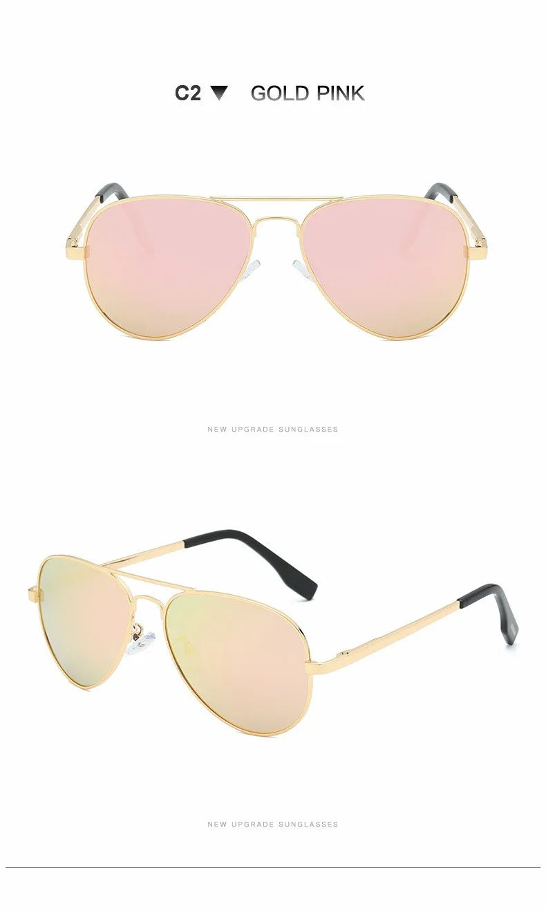 2025 Aviation Metail Frame Polarized Sunglasses Men Brand Designer Sun Glasses Women Pilot Male Eyewear Driving UV400