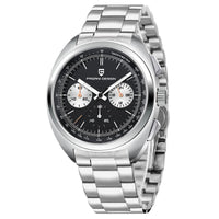 PAGANI DESIGN 2026 Retro Luxury Men's Watches Sports Chronograph VK63 Quartz Watch For Men AR Sapphire Waterproof Leather Clock