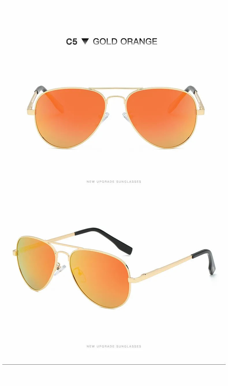 2025 Aviation Metail Frame Polarized Sunglasses Men Brand Designer Sun Glasses Women Pilot Male Eyewear Driving UV400