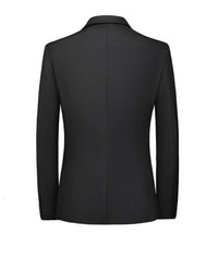 Suits Men Two Piece Sets Pant Set Blazer Turn Down Collar Full Sleeve Slim Fit Tight Waist Coat Long Pants Wedding Fabric Upgade