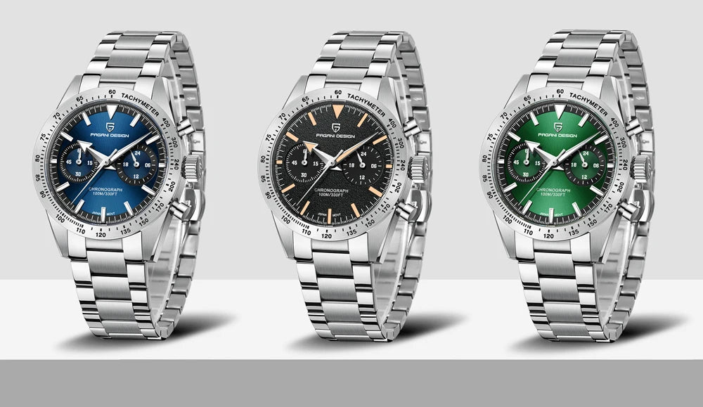 PAGANI DESIGN Retro Moon Wristwatches Mens Luxury Chronograph Quartz Watch For Men AR Sapphire Mirror Sports Reloj Hombre 2026