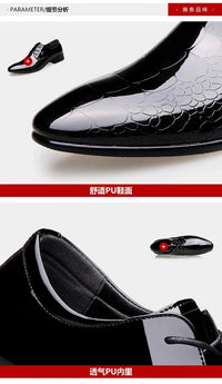 Zapatos de cuero para hombre, negros, de cuero suave, suela blanda, para primavera y otoño, para el mejor hombre, ropa formal de negocios para hombre, tallas grandes 38-48