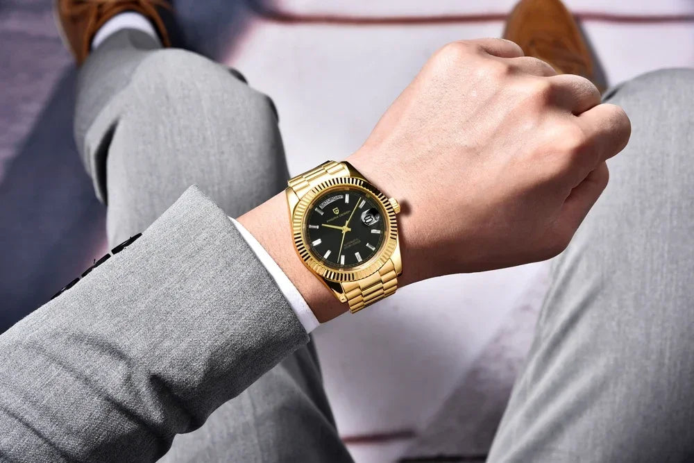 PAGANI DESIGN DD40 Men's Watches 2025 Top Luxury Automatic NH36A Mechanical Wristwatches AR Sapphire Mirror Watch For Men Clock