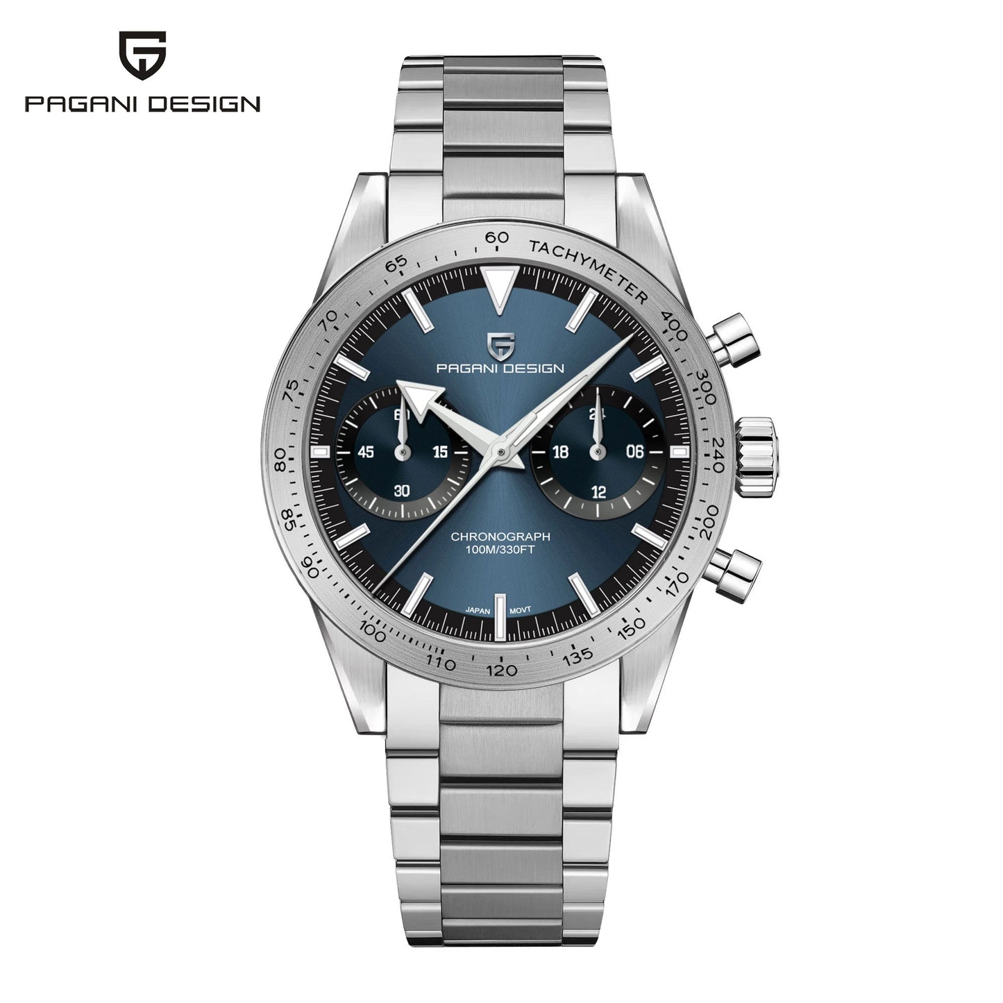 PAGANI DESIGN Retro Moon Wristwatches Mens Luxury Chronograph Quartz Watch For Men AR Sapphire Mirror Sports Reloj Hombre 2026