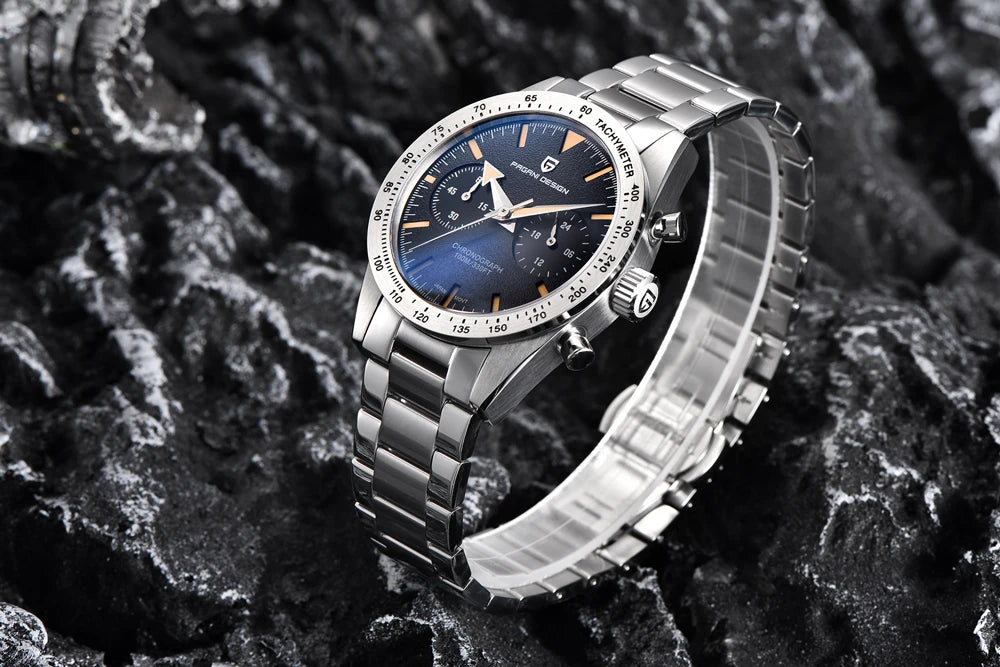 PAGANI DESIGN Retro Moon Wristwatches Mens Luxury Chronograph Quartz Watch For Men AR Sapphire Mirror Sports Reloj Hombre 2026