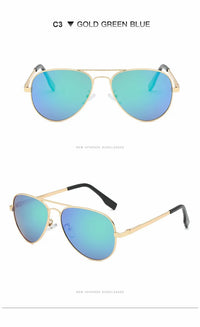 2025 Aviation Metail Frame Polarized Sunglasses Men Brand Designer Sun Glasses Women Pilot Male Eyewear Driving UV400