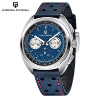 PAGANI DESIGN 2026 Retro Luxury Men's Watches Sports Chronograph VK63 Quartz Watch For Men AR Sapphire Waterproof Leather Clock