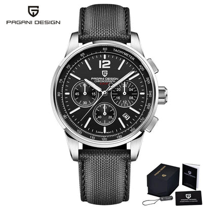 Pagani Design VK63 Fashion Men's Quartz Watches 41MM Top Sapphire Waterproof Sport 10 Bar Watch for men reloj hombre