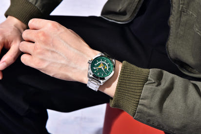 PAGANI DESIGN 2025 New World time GMT Zone Map Men's Watches Automatic Watch For Men NH34A Mechanical Waterproof Wristwatch Men