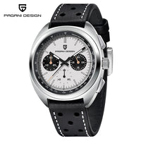 PAGANI DESIGN 2026 Retro Luxury Men's Watches Sports Chronograph VK63 Quartz Watch For Men AR Sapphire Waterproof Leather Clock