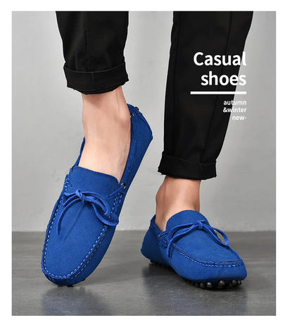 High Quality Leather Loafers Men Casual Shoes Male Driving Shoes Moccasins Slip On Men's Flats Fashion Men Shoes Size 38-49