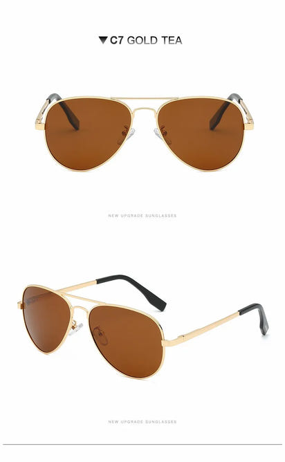 2025 Aviation Metail Frame Polarized Sunglasses Men Brand Designer Sun Glasses Women Pilot Male Eyewear Driving UV400