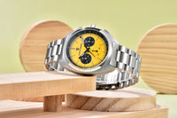 PAGANI DESIGN 2026 Retro Luxury Men's Watches Sports Chronograph VK63 Quartz Watch For Men AR Sapphire Waterproof Leather Clock