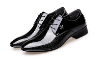 Zapatos de cuero para hombre, negros, de cuero suave, suela blanda, para primavera y otoño, para el mejor hombre, ropa formal de negocios para hombre, tallas grandes 38-48